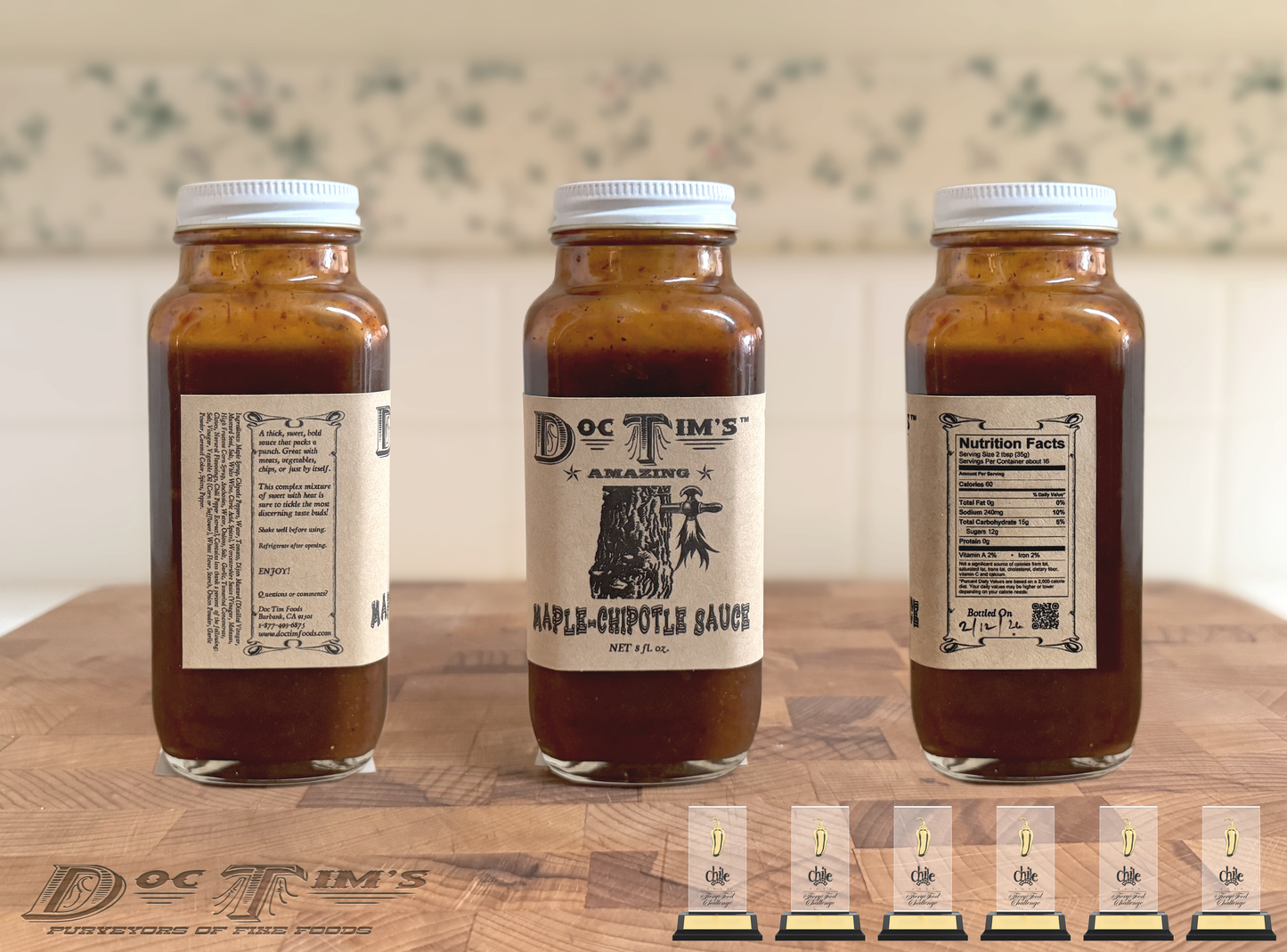 Amazing Maple-Chipotle Sauce (Bottled and Shipped)